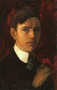 August Macke Self Portrait  ssss oil painting on canvas